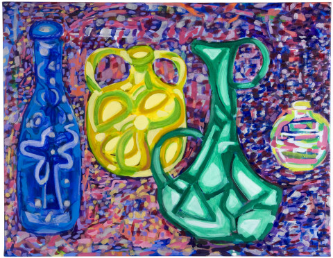 Angela Brennan Still life with four things, 2009; oil on linen; 71 x 91 cm; enquire