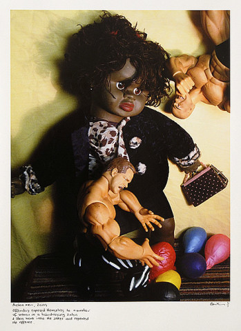 Destiny Deacon Action men, 2009; Inkjet print from digital image on archival paper; 105 x 81 cm; Image size: 80 x 60 cm; Edition of 5 + 2 APs; enquire