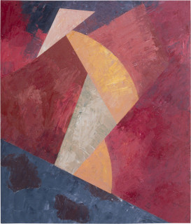 Robert Jacks Rove idly off the Wall, 1984; oil on linen; 46 x 38 cm; enquire