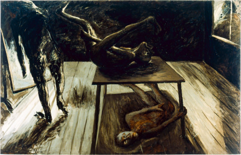 Ken Unsworth Star Crossed, 1985; oil on canvas; 302 x 193 cm; enquire