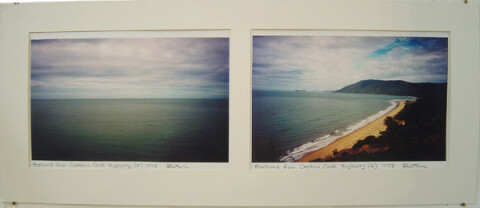 Destiny Deacon Postcard from Captain Cook Highway (A) (B), 1998; 2 colour laser prints; 21 x 29.7 cm; Edition of 15; enquire