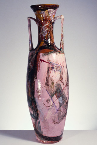 Victor Rubin La Dolce Vita IV, 1987; glazed earthenware; enquire