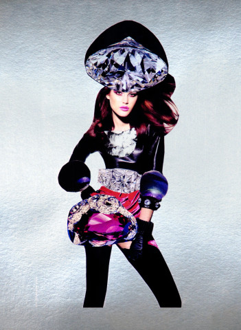 Jacqueline Fraser "LUXURY, DARLING", 2007; 100 x 100 cm (framed); enquire