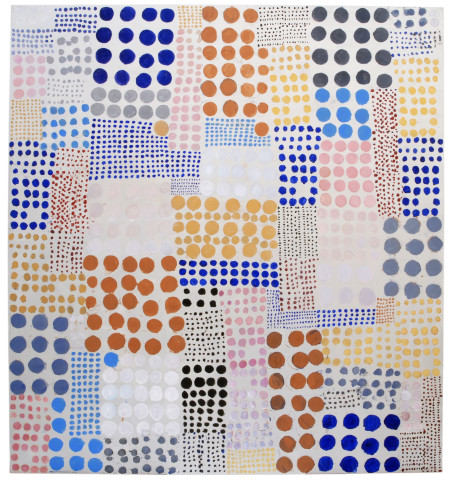 Angela Brennan Untitled (Silver), 2007; oil on linen; 204 x 188 cm; enquire