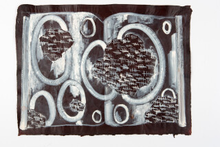 Fiona Hall By The Book, 2015; Cat no. 31; khadi paper; 57 x 76 cm; enquire