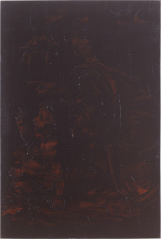 Lindy Lee To The Limits of Beauty, 1991; oils and wax on canvas; 181 x 122 cm; enquire