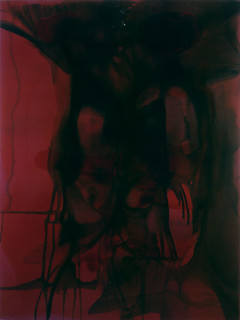 Dale Frank View from Private Richard Caplick Reserve from the Killkivan Road turnoff towards the Northwest, 2003; varnish on acrylic on canvas; 260 x 200 cm; Enquire