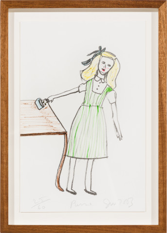 Jenny Watson Purse, 2003; lithograph on paper; 25.5 x 17 cm; Edition of 60; more info; enquire