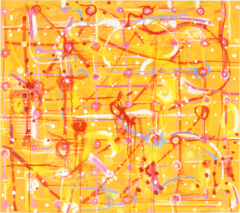 Angela Brennan Untitled (orange), 2000; Oil on linen; 122 x 138 cm; enquire