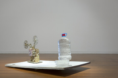 Hany Armanious Dew Point, 2012; cast pigmented polyurethane resin and pewter; 66 x 150 x 79.5 cm; enquire