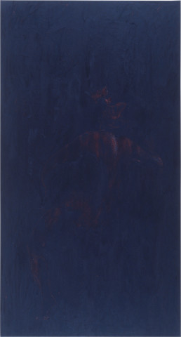 Lindy Lee Jupiter and Io, 1986; wax and oils on canvas; 198 x 170 cm; enquire