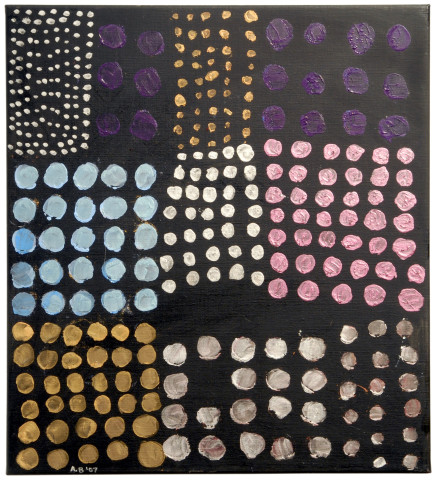 Angela Brennan Untitled (Black), 2007; oil on linen; 62 x 56 cm; enquire