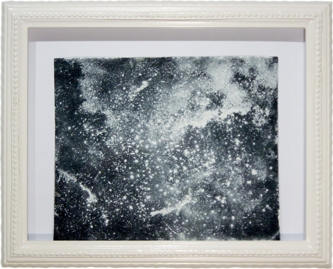 Hany Armanious Wall rubbing # 10, 2003; clogged sandpaper; 23 x 28 cm; (paper size) 34 x 41.5 cm (frame size); enquire