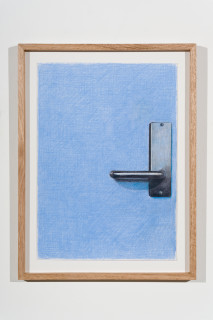 Callum Morton Door #2, 2024; pencil and gouache on paper; 42 x 30 cm; enquire