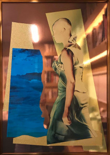 Isaac Julien The Oracle- Bronze (Radioactive Avatar #12), 2018; coloured foils and inkjet prints on dibond; 87 x 62 cm; Enquire