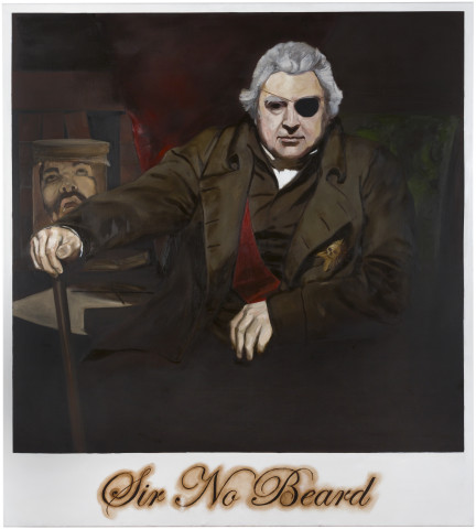 Daniel Boyd Sir No Beard, 2009; oil on canvas; 153 x 137.5 cm; enquire