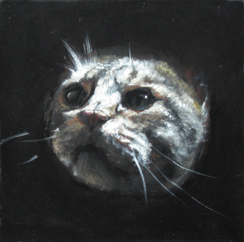 Louise Hearman Untitled #1145, 2005; oil on masonite; 27 x 27 cm; enquire