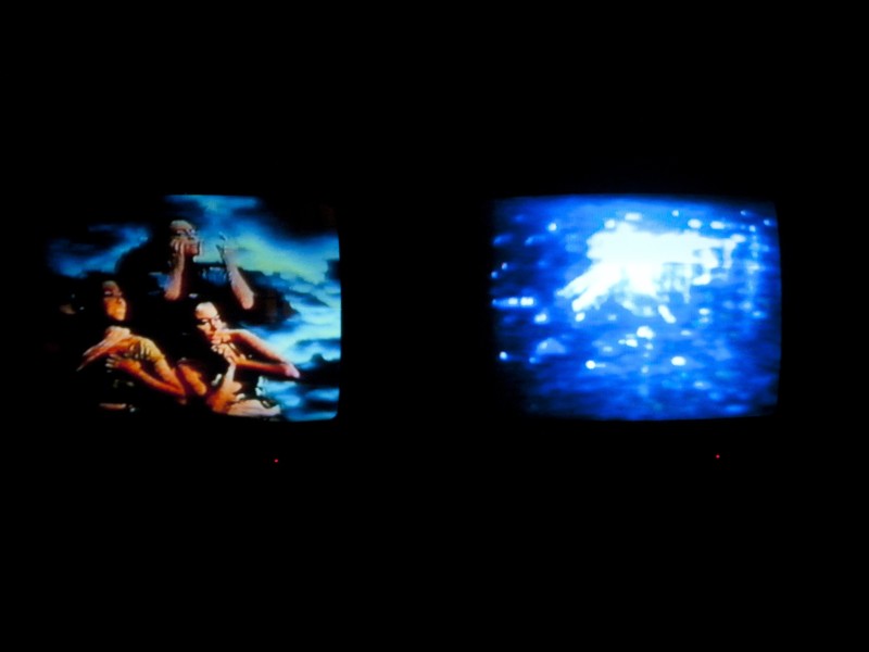 John Gillies, Hymn, 1983; 2 channel video installation, stereo sound; Duration: 17 minutes