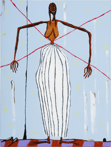 Mia Boe Rip!, 2025; synthetic polymer on linen; 40 x 30 cm; more info; enquire