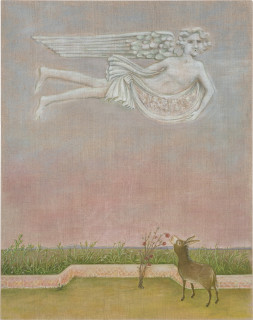Vivienne Shark LeWitt Zephyrus, 2023; from the series The Wind Cries Mary; water based paint on linen; 71 x 56 cm; more info; enquire