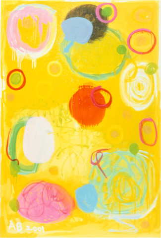Angela Brennan Yellow Painting, 2001; Oil on linen; 189 x 126.5 cm; enquire