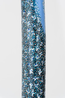 Dhambit Munuŋgurr Milpuṉ milpuṉ (detail), 2025; 4563-25; acrylic and earth pigment on wood; 274 x 18 x 18 cm; enquire