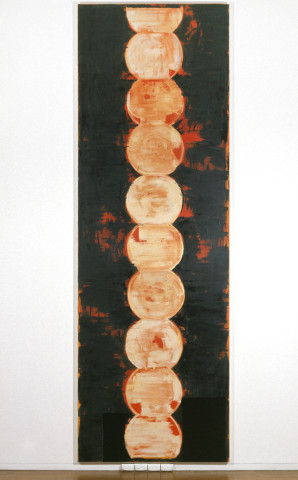 John Firth-Smith Rising, 2001; from the series Exhibited in 'Stolen Ritual', 2006; oil on linen; 366 x 122 cm; (12 x 4ft.); enquire