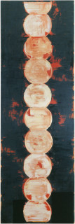 John Firth-Smith Rising, 2001; from the series Exhibited in 'Stolen Ritual', 2006; oil on linen; 366 x 122 cm; (12 x 4ft.); enquire