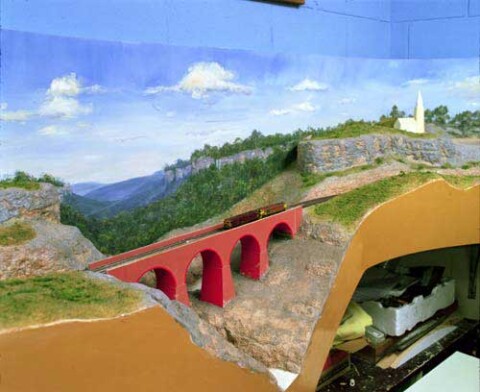 Anne Zahalka Model Railway, 1998; type C photograph; 115 x 145 cm; Edition of 12; enquire