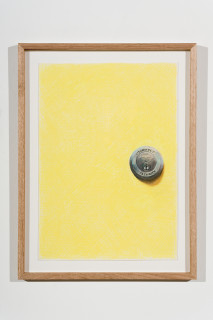 Callum Morton Door #3, 2024; pencil and gouache on paper; 42 x 30 cm; enquire