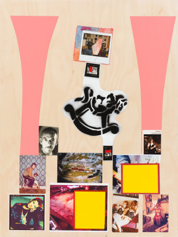 Gareth Sansom Rocking Horse, 2024; mixed media on plywood; 80 x 60 cm; more info; enquire