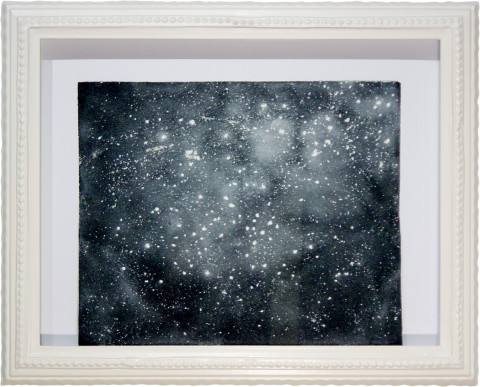 Hany Armanious Wall rubbing #16, 2003; clogged sandpaper; 23 x 28 cm; (paper size) 34 x 41.5 cm (frame size); enquire