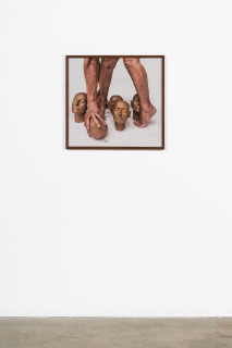 installation view; Julie Rrap Un-Becoming Monuments #12, 2026; digital print on metallic rag paper; 65.5 x 69 cm; Edition of 5 + 2 AP; enquire