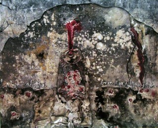 Fiona Hall Book XXVI: Skin Diseases and their Remedies, 1991; Polaroid photograph; 68 x 53 cm; enquire