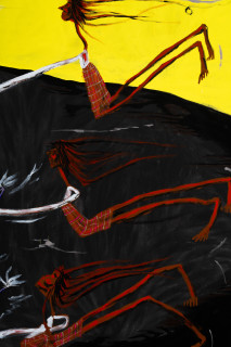 Mia Boe Harvest (detail), 2026; acrylic on linen; 243 x 197 cm; enquire