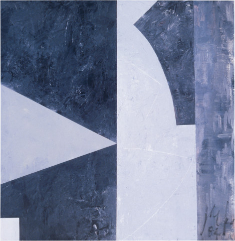 Robert Jacks Lonely Archly 2, 1984; oil on linen; 60 x 60 cm; enquire