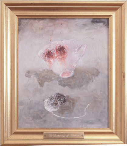 Fiona Hall The Language of Flowers, 1996; Oil on canvas; 29 x 24 cm; enquire