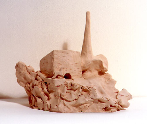 Linda Marrinon National Gallery of Victoria, 1998; from the series Sculpture For The Home; White terracotta; 21 x 25 x 16 cm; enquire
