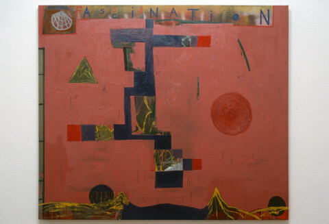 Gareth Sansom Fascination, 1991; mixed media on linen; 182 x 144 cm; enquire