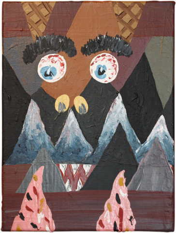 David Griggs Frat of the Obese 22, 2011; acrylic on canvas; 41 x 31 cm; enquire