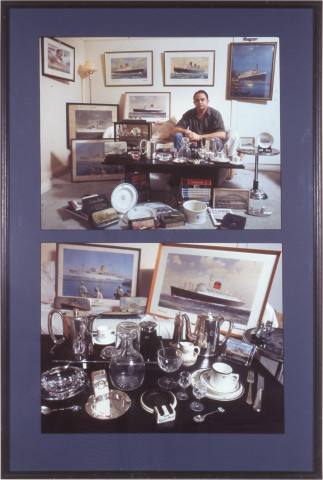 Anne Zahalka Collector #10 (shipping), 1996; Ilfochrome print; 74 x 50 cm; Edition of 20; enquire