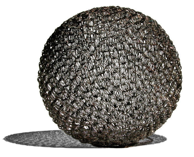 Bronwyn Oliver Lotus, 2004; copper; 43 x 43 x 43 cm; enquire