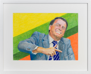 Callum Morton Monster's Ball #4, 2020; pencil on paper; 45.5 x 56 cm; more info; enquire