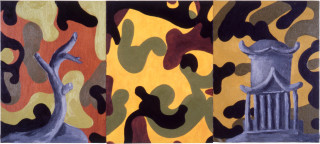 Tony Clark Chinoiserie Landscape, 1987; oil on canvas board; 30.5 x 68.4 cm; enquire