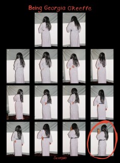 Tracey Moffatt Being Georgia O'Keeffe, 2005; colour print on Fujiflex paper; 58 x 43 cm; Edition of 10; enquire