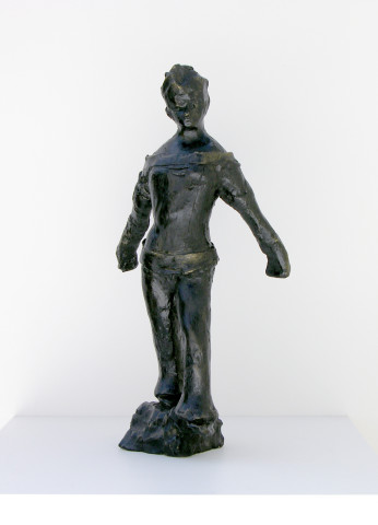 Linda Marrinon Woman with long sleeves, 2005; patinated plaster; 44 x 22 x 19 cm; enquire