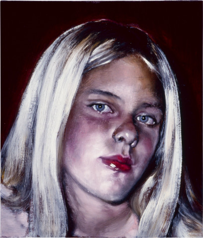 Louise Hearman Untitled #  998, 2002; oil on masonite; 36 x 31 cm; enquire