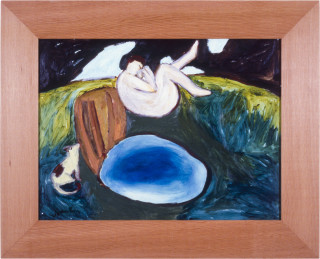 Joan Ross Lesson (No.2), 1989; oil on masonite; 45 x 61 cm; enquire