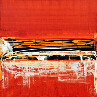 John Firth-Smith Mirage no. 4, 2005; oil on linen; 92 x 92 cm; 3' x 3'; enquire