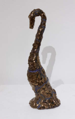 Mikala Dwyer The things in things, 2012; found objects, ceramic, glaze, epoxy filler; 40 x 12 x 10 cm; enquire